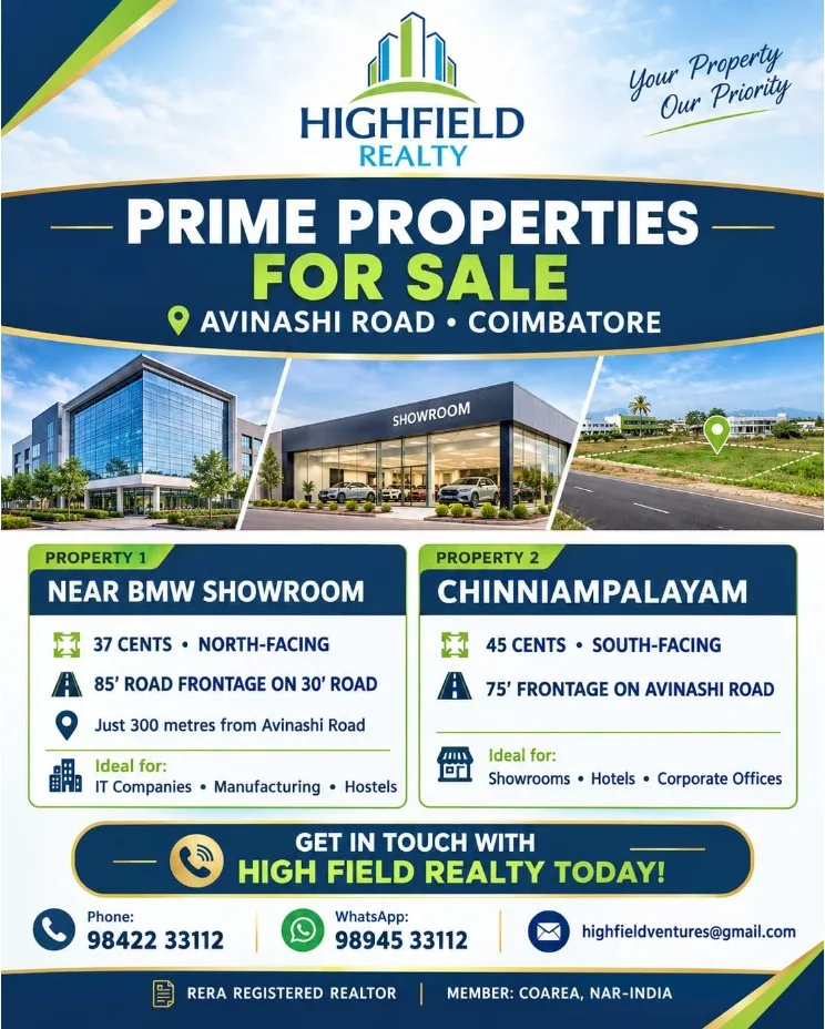 Highfield Realty – Near BMW Showroom, Avinashi Road — photo 1
