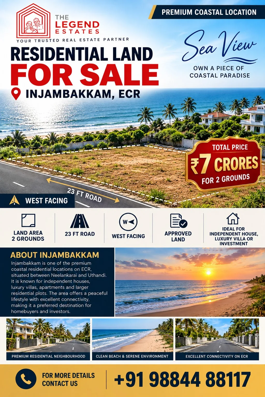 Residential Land – Injambakkam ECR — photo 1